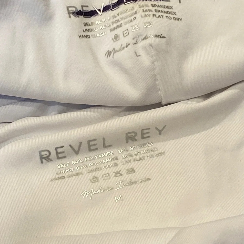 New! Revel Rey White Lily Alice bikini set 14410 - Picture 15 of 16